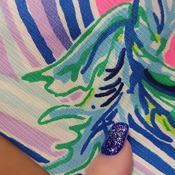 Lilly Pulitzer Mila Shift Dress Pink Tropics In The Groove Engineered-Si… - Picture 11 of 17